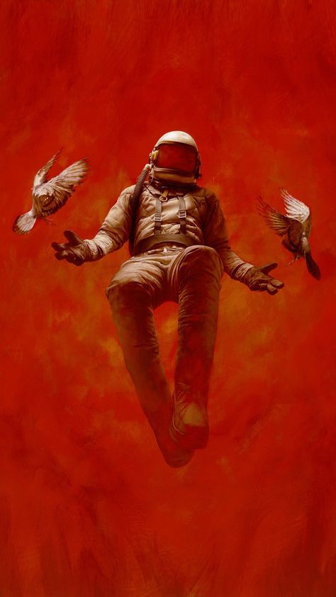 The Mobile Flood begins! - Imgur Jeremy Geddes, Art Bizarre, Hyper Realistic Paintings, Astronaut Art, Mary Cassatt, Bizarre Art, Space Artwork, Juxtapoz Magazine, Realistic Paintings