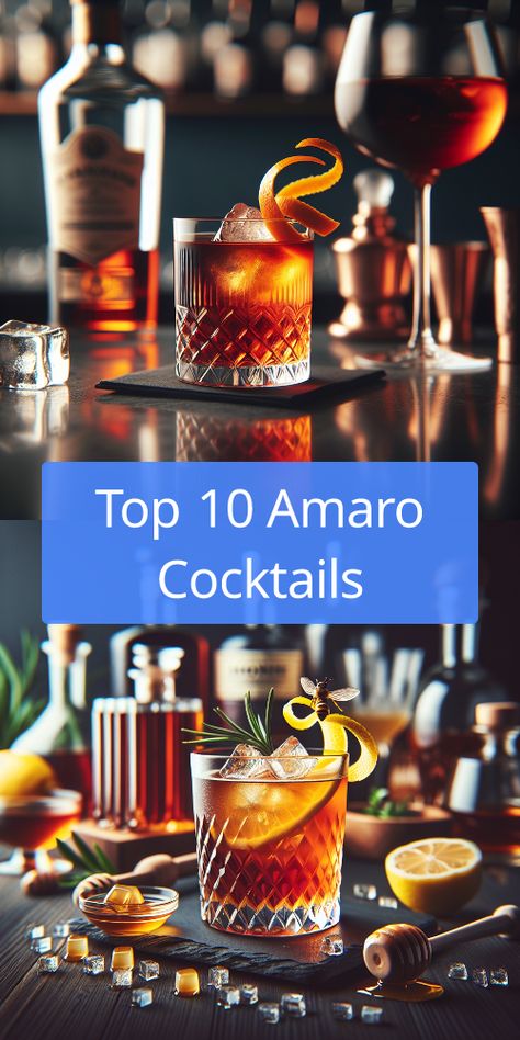 Amaro is an amazing and underrated cocktail ingredient. This list of AI generated Amaro cocktails will explore the various ways you can use Amaro in your cocktails. Amaro Cocktails, St Germain Cocktail, Tonic Recipe, Fall Cocktails Recipes, Rye Bourbon, Cocktails To Try, Cocktails Recipes, Yummy Alcoholic Drinks, Creative Cocktail