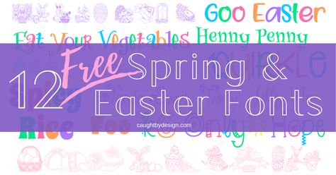 Easter Fonts, Free Handwritten Fonts, Halloween Fonts, About Easter, Christmas Fonts, Easter Projects, Cricut Fonts, Cursive Fonts, Font Names