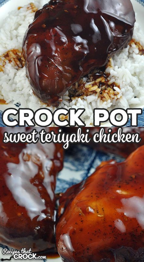 Oh my word folks! This Crock Pot Sweet Teriyaki Chicken recipe is divine! The flavor of the sauce takes this dish over the top! You are gonna love it! Bourbon Chicken And Rice, Sweet Teriyaki Chicken, Crock Pot Bourbon Chicken, Chicken Teriyaki Sauce, Bourbon Chicken Crockpot, Sweet Teriyaki Sauce, Teriyaki Chicken Recipe, Teriyaki Chicken Crock Pot, Bourbon Chicken Recipe