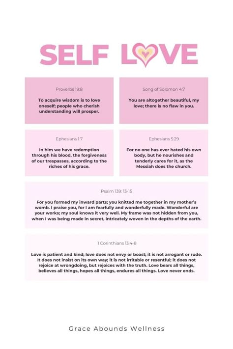 4 reasons why the Biblical view of self-love is important. God gives you SO much guidance on how and why to practice self love and self compassion… 👉 Go take a look at the top 4 Bible verses for self love   2 bonus Bible verses for encouragement. What God Says About Loving Yourself, Bible Verses About Self Care, Bible Self Love Quotes, Bible Verses Self Love, Bible Verse Self Love, Verses For Self Love, Prayer For Self Love, Bible Verses About Self Love, Self Love Bible Verse Quote