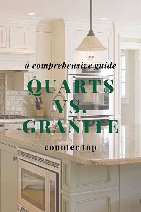 Kitchen Granite Ideas Counter Tops, Kitchen Cabinet With Granite Countertops, Granite Vs Quartz Vs Marble, Granite With Stained Cabinets, Kitchen Counters Quartz, Kitchen Counter Tops Ideas, Modern Granite Countertops, Granite Vs Quartz Countertops, Quarts Counter Tops Kitchen