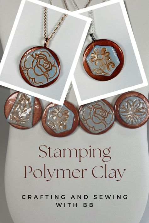 Polymer Clay For Beginners, Polymer Clay Pendants, Clay Pendants, Pendant Tutorial, Polymer Clay Pendant, Sewing For Beginners, Polymer Clay Crafts, Diy Pendant, Polymer Clay Jewelry