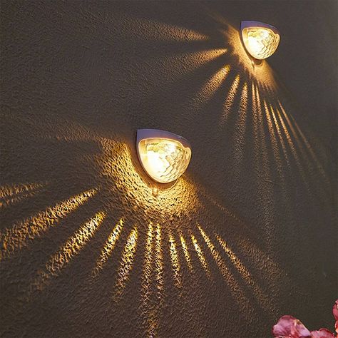 Illuminate your outdoor spaces with the elegant and efficient 2 PCS Solar Semicircle Waterproof Wall Lights. These lights, featuring a unique fish scale-like lampshade design, provide a charming and fantastic light effect, perfect for enhancing the ambience of gardens, patios, yards, stairways, or any outdoor area. Get up to 30% before Sring Sale ends. #sustainability #OutdoorLighting #SolarEnergy #solarpanels #ecofriendly #energyefficiency #walllighting Sensor Lights Outdoor, Solar Outdoor Lights, Garden Fences, Outdoor Floor Lamps, Outdoor Lights, Outdoor Light, Pretty Lights, Décor Diy, Desk Light