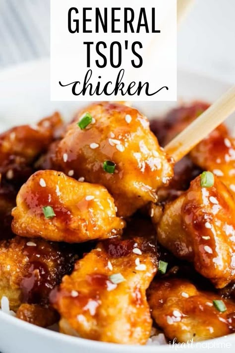 General Tso Sauce, General Tso's Chicken, Wallpaper Food, Restaurant Style Recipes, Tso Chicken, Chinese Chicken Recipes, General Tso Chicken, Authentic Chinese Recipes, General Tso