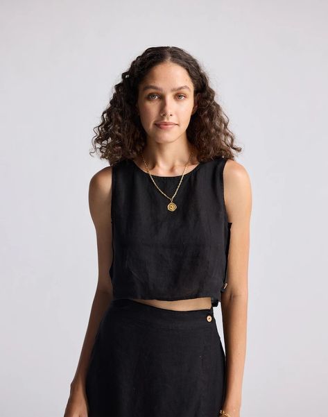 Women's Blouses & Tops | Madewell Boxy Crop Top, Womens Dress Tops, Embroidered Crop Tops, Workout Crop Top, Summer Set, Summer Skirts, Velvet Tops, Off Shoulder Tops, Linen Women