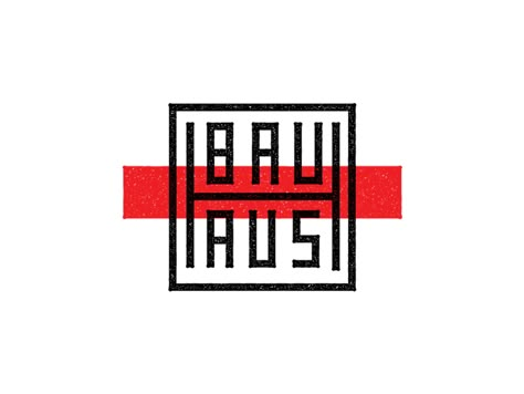 Bauhaus by John Mujica on Dribbble Bauhaus Logo Design, Bauhaus Branding, Asian Logo Design, Bauhaus Font, Bauhaus Logo, Graphic Design Inspiration Typography, Fruit Logo Design, Creative Typography Design, Asian Restaurant