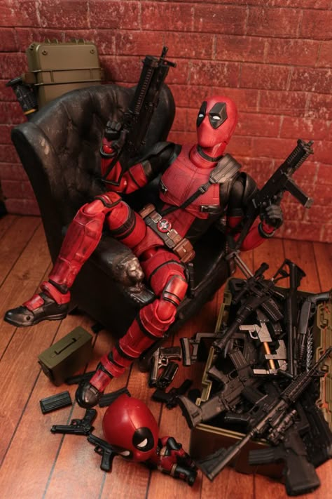 Deadpool Action Figures Toys, Marvel Action Figures Photography, Spiderman Action Figures Toys, Deadpool Toys, Action Figure Photography, Deadpool Plush, Deadpool Figure, Spiderman Action Figure, Marvel Figures