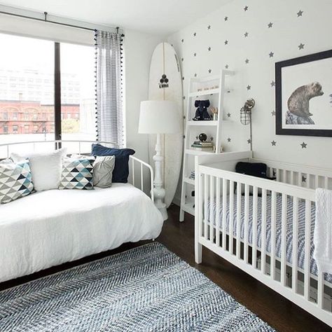 Daybed Layout, Nursery Office Combo, Nursery Daybed, Nursery Guest Room Combo, Nursery Curtains Boy, Nursery Rugs Boy, Nursery Inspiration Boy, Nursery Layout, Nursery Guest Room