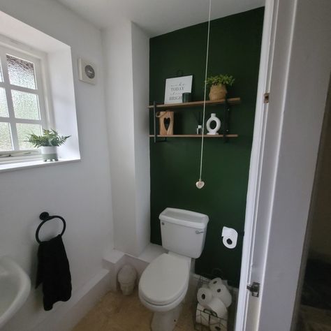 Green Cloakroom, Cloakroom Toilet, 1/2 Bath, Olive Green, Bathrooms, Bath, Green