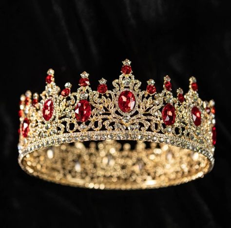 Crown For Men, Medieval Crown, Prom Birthday, Bride Crown, Happy Jewelry, Silver Tiara, King Crown, Red Crown, Royal King