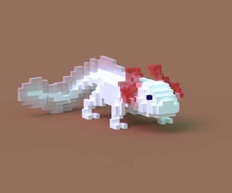 Axolotl Clay, Clay Minecraft, Clay Axolotl, Axolotl Minecraft, Minecraft Axolotl, Minecraft Statues, Capas Minecraft, Rumah Minecraft Sederhana, Bangunan Minecraft