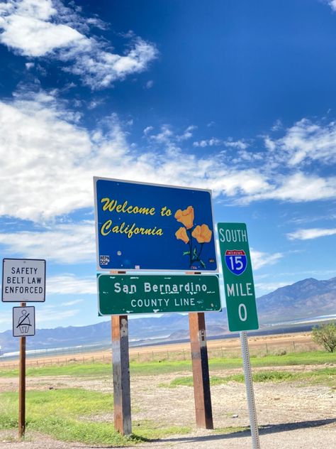 Welcome To California Sign, English Literature Degree, Welcome To California, Surfer Aesthetic, California Sign, San Bernardino California, Inland Empire, 2025 Vision, Travel Time