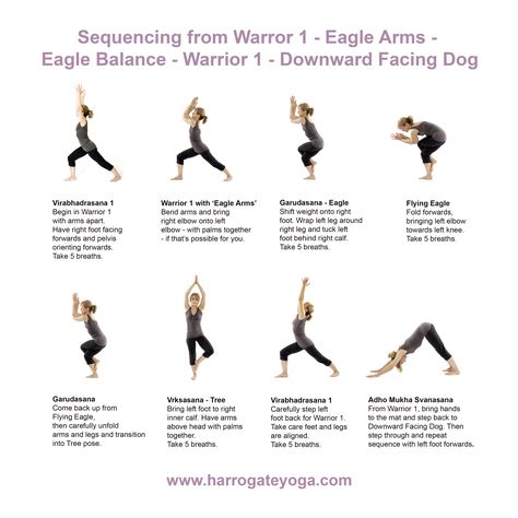 Eagle Pose Yoga Sequence, Headstand Yoga Poses, Yoga Notes, Different Types Of Yoga Asana, Two Person Yoga Poses, Pregnancy Yoga Poses, Eagle Pose Yoga, Yoga Poses Chart, Restore Yoga Sequence