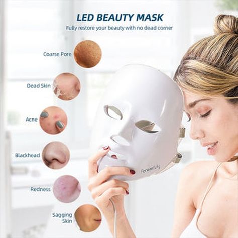 Smart Beauty at Home on Instagram: “Must have beauty garget, our best seller! now on sale.” Led Facial Mask, Led Facial, Led Face Mask, Skin Collagen, Led Mask, Glow Skin, Beauty Gadgets, Beauty Mask, Led Light Therapy