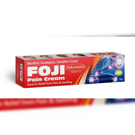 PARASMANI FOJI PAIN CREAM Special Warming Formula Pain Gel For Fast Absorption And Deep Penetration. Best Quality Of Natural Ingredients Used To Provide Pain Relief With The Goodness Of Herbal And Ayurveda. Helps In Giving Relief From All Types Of Body Aches, Muscle, Joint, Sprain And Arthritis Pain. EASY TO USE: Apply Generously To Affected Areas And Massage Gently Until The Pain-Relieving Gel Is Absorbed Into The Skin. Quick And Long Lasting Fauji Pain Relief Cream For Various Types Of Pai... Body Aches, Medicine Packaging, Pain Relief Cream, Body Ache, Ayurveda, Pain Relief, Natural Ingredients, Massage, Medicine