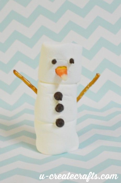 Build a Marshmallow Snowman Snowman Marshmallows Craft, Build A Snowman Craft, Marshmellow Snowman, Build A Snowman Kit, Build Snowman, Snowman Marshmallows, Classroom Cooking, Preschool Snack, Lds Nursery