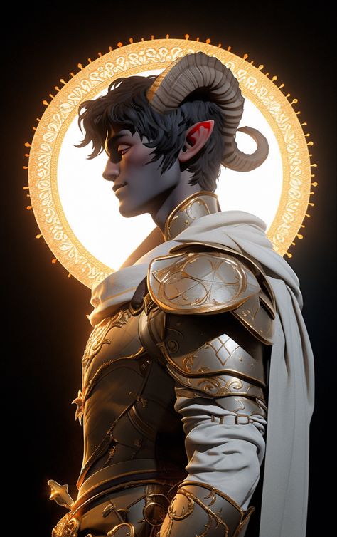 Tiefling Paladin Dnd, Tiefling Fighter Male, Paladin Dnd Male, Tiefling Paladin Male, Bg3 Tav Ideas Male, Paladin Tiefling, Bg3 Tav Ideas, Faun Cosplay, Male Tiefling