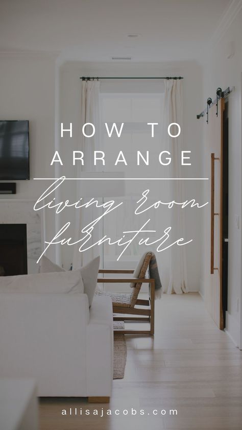 how to arrange living room furniture How To Arrange Living Room, Arrange Living Room Furniture, Allisa Jacobs, How To Arrange Furniture, Arrange Furniture, Living Room Arrangements, Minimal Decor, Diy House Projects, Space Furniture