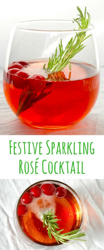 Spiced Cranberry Rose Spritzer, Rosemary Cocktail Christmas, Cranberry And Rosemary Cocktail, Rosemary Cranberry Cocktail, Sparkling Rose Mocktails, Rosé Cocktail, Sparkling Rose Cocktail, Rose Sparkling Wine Cocktail, Xmas Cocktails