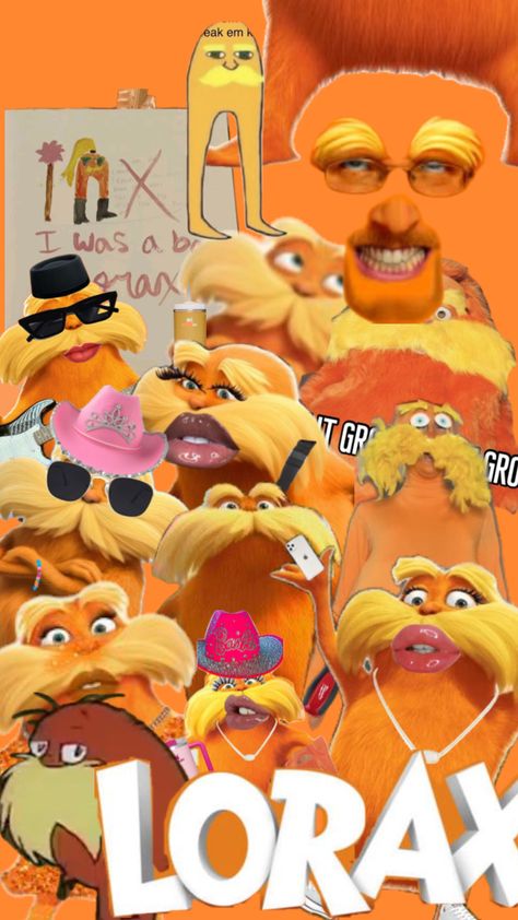 #lorax wallpaper for u #fyp #wallpaper Preppy Lorax Wallpaper, Lorax Wallpaper Iphone, Lorax Rizz, The Lorax Wallpaper, Lorax Characters, Lorax Wallpaper, The Lorax Characters, Lorax Trees, House Schedule