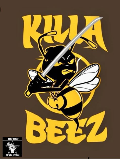 Wu Tang Killa Bees, Wu Tang Tattoo, Wu Tang Clan Logo, Clan Logo, Trill Art, Hiphop Style, Dope Cartoons, Hip Hop Artwork, Graffiti Tattoo