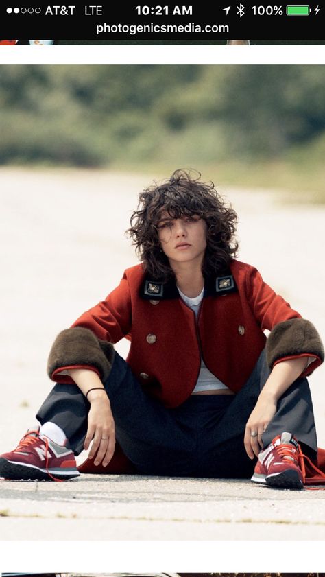 Steffy Argelich, Cass Bird, Androgynous Fashion, Vogue Russia, Mullet Hairstyle, Curly Hair Cuts, Grunge Hair, Aesthetic Hair, Hair Goals