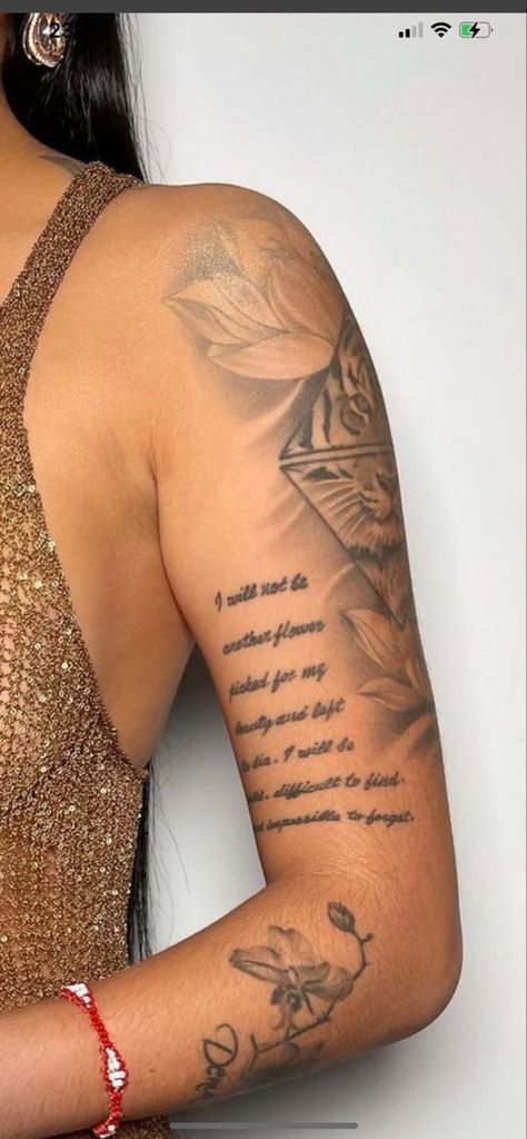 Feminine Baddie Tattoos, Arm Paragraph Tattoo, Passage Tattoos On Arm, Inner Bicep Tattoo Black Women, Arm Tattoo Ideas Black Women, Script Tattoo Inner Arm, Cute Female Tattoos Ideas, Bible Verse Sleeve Tattoo Women, Inner Arm Tattoos For Women Bicep Quotes