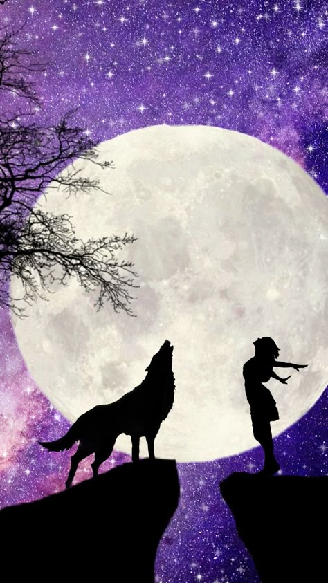 A Wolf, Full Moon, The Moon, Moon, Tattoos