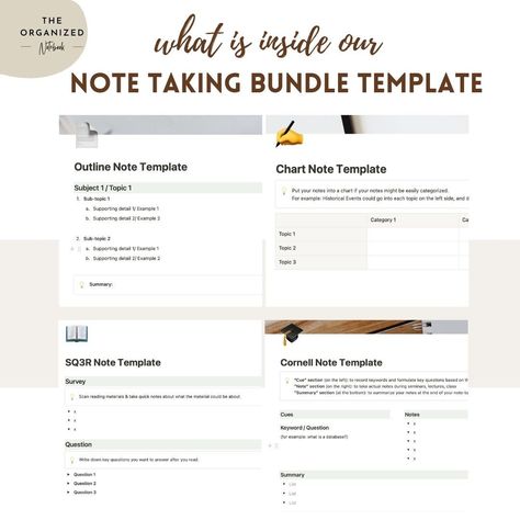 - #NotionTemplates #ProductivityTools #DigitalPlanner #OrganizationGoals #TaskManagement #EfficiencyHacks #NotionCommunity #WorkflowSolutions #ProductivityBoost #DigitalNotebook Notion Templates For Students, Notion Productivity, Outline Notes, Free Notion Templates, Productivity Organization, Cornell Notes Template, Good Study Habits, Life Planner Organization, Note Taking Tips