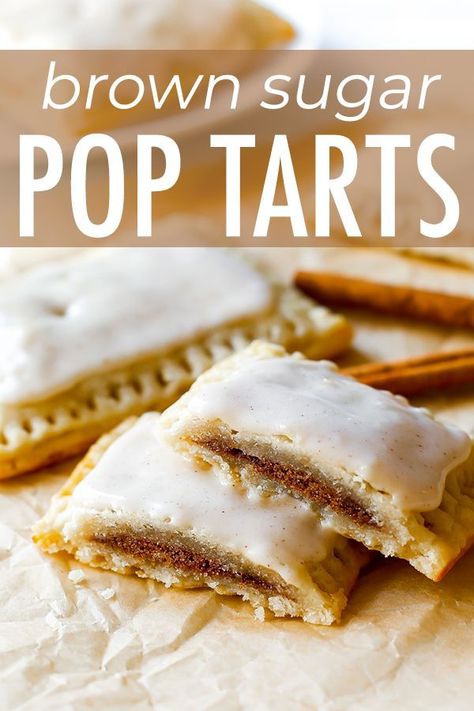 Gluten Free Brown Sugar Pop Tarts, Gf Pop Tarts, Gluten Free Poptart Recipe, Sourdough Poptart Recipe, Brown Sugar Cinnamon Pop Tarts, Cinnamon Pop Tarts, Gluten Free Pop Tarts, Brown Sugar Pop Tarts, Homemade Poptarts