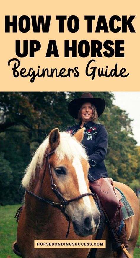 How to Tack Up a Horse (for Beginners) – Horse Bonding Success Horse Riding For Beginners, Taking Care Of Horses For Beginners, How To Tack Up A Horse, How To Tack Up A Horse Western, Horse Care For Beginners, Horse Riding Tips For Beginners, Horses For Beginners, Horse Bonding, Horse For Beginners