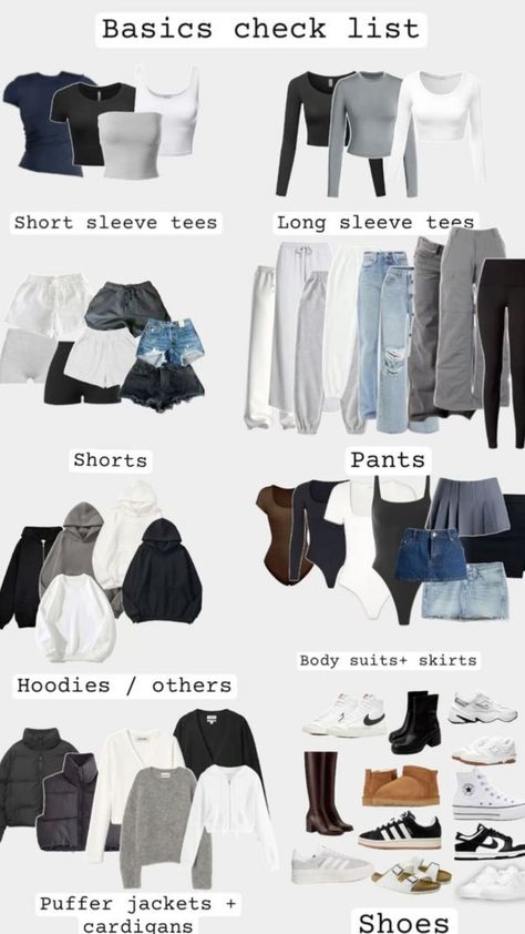 What To Buy Clothes Shopping, White Jeans And Black Top Outfit, Basic Outfits Wardrobe, Clean Basic Outfit Aesthetic, Basic Clothes For Winter, Essential Basics Wardrobe, Basics Every Girl Needs Wardrobes, Basics For Outfits, 2011 Outfits Style