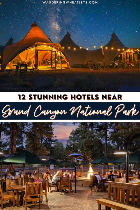 Best Hotels Near Grand Canyon National Park. Are you planning to visit Grand Canyon National Park? Here's your travel guide to the best places to stay near Grand Canyon National Park in Arizona. | USA travel | where to stay near the Grand Canyon | Arizona hotels | places to stay in Arizona | hotels close to Grand Canyon | hotels in Arizona | Arizona national parks | Grand Canyon hotels | Arizona travel | things to do in Arizona | Arizona places to go | #GrandCanyonNationalPark #Arizona #hotels Visit The Grand Canyon, Travel Grand Canyon, Where To Stay Grand Canyon, The Grand Canyon Arizona, Grand Canyon Vacation Itinerary, Grand Canyon In March, Arizona Hotels, Grand Canyon Travel Guide, Grand Cayon