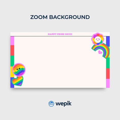 Use this colorful zoom background template to show off your pride! Open it in Wepik's editor, customize and then share it for free. Start designing now! Zoom Background Design, Red Color Background, Free Wedding Invitation Templates, Cloud Decoration, Zoom Background, Free Wedding Invitations, Background Images Free Download, Black And White Comics, Vintage Pop Art