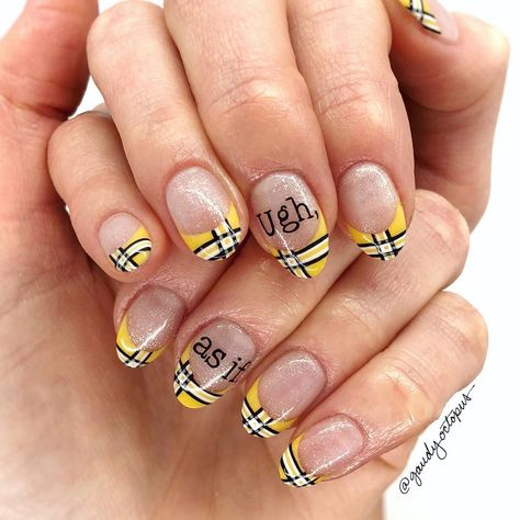 Clueless Nails, 90s Nails Acrylic, Nails 90s, 90s Nails, Tropical Vacation Nails, Pop Art Nails, Statement Nail, Painted Nail Art, Black Nail Designs