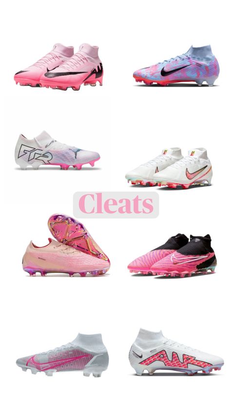 Pink Soccer Cleats, Womens Soccer Cleats, Best Soccer Cleats, Best Soccer Shoes, Rugby Boots, Nike Football Boots, Soccer Bag, Pretty Sneakers, Soccer Inspiration