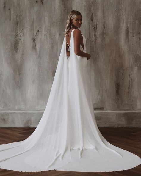 Made with Love Bridal on Instagram: “Our latest obsession is our Chiffon Wings!! ✨ are you more of a wing or veil bride? // swipe to see both options with our #mwlRyderCrepe x…” Made With Love Bridal, Fishtail Wedding Dress, Wedding Dress Store, Wedding Dress Fabrics, Short Bridesmaid Dresses, Pink Prom Dresses, Wedding Lingerie, Long Wedding Dresses, Wedding Dresses Romantic