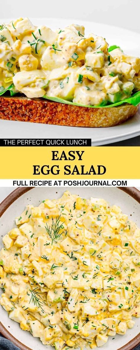 Egg Salad Recipe Easy, Sweet Relish, Egg Salad Sandwich Recipe, Best Egg Salad Recipe, Egg Salad Sandwich, Easy Egg Salad, Cooking Tricks, Quick Lunch Recipes, Relish Recipes