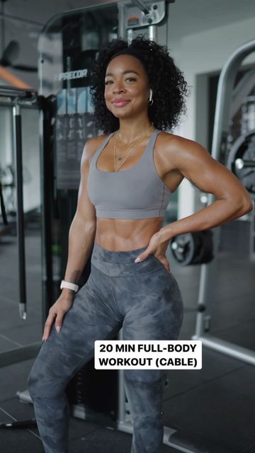 Full Body Cable Machine Workout Women, Full Body Cable Machine Workout, Cable Workouts For Women, Arm Circuit Workout, Cable Deadlift, Cable Machine Workout, Tricep Pushdown, Cable Workout, Cable Row