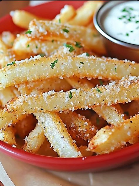 Baked Garlic Parmesan Fries Recipe – choose a recipe Baked Garlic Parmesan Fries, Parmesan Fries Recipe, Parmesan French Fries, Garlic Parmesan Fries, Parmesan Fries, Burger Side Dishes, Beef Tips And Gravy, Homemade Sloppy Joes, Baked Garlic