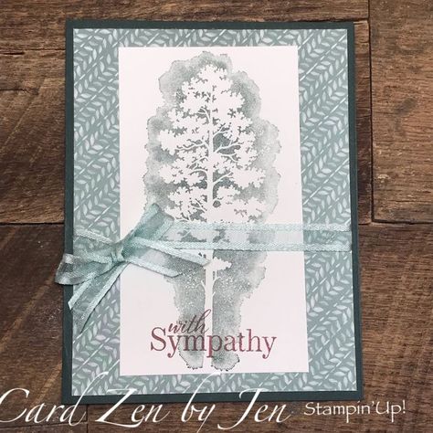 Stampin Up Sympathy Cards, Sympathy Cards Handmade, Silhouette Cards, Perfect Background, Hand Crafted Cards, Sympathy Card, Watercolor Images, Stamping Up Cards, Get Well Cards