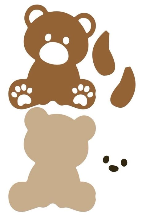 Cricut Teddy Bear Projects, Teddy Bear Svg, Laser Cut Christmas, Idee Babyshower, Idee Cricut, Desain Quilling, Bear Silhouette, Diy Cake Topper, Cricut Craft Room