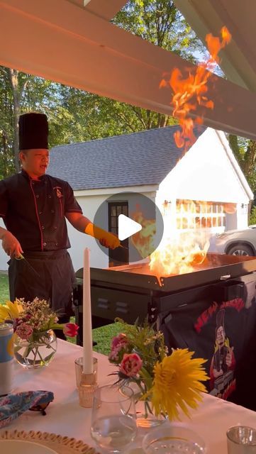 Meg Longo • NJ Content Creator on Instagram: "NJ THINGS TO DO: MOBILE HIBACHI CHEF   One of my favorite things to do in the summer is hire a mobile hibachi chef for a backyard party. I’ve done this so many times and it never gets old. It is so much fun and perfect for any celebration! If you live in the northeast or east coast @hibachi2u_ comes wherever you are! This is also perfect for a bachelorette or bachelor party, especially at the Jersey Shore. And if you haven’t planned your Memorial Day BBQ yet, well maybe this is an easy last minute decision!! Forget a NJ restaurant, have a hibachi chef come to your yard!  If you’re new here  hi l’m Meg! I’m a NJ influencer reviewing NJ food, NJ restaurants, NJ shopping and more. I explore NJ to find the best NJ things to do and love to share all Backyard Hibachi Party, Hibachi Theme Birthday Party, Hibachi Party Decor, Hibachi Chef, Hibachi Party, Beach Bday, Hibachi Dinner, Memorial Day Bbq, 24th Birthday