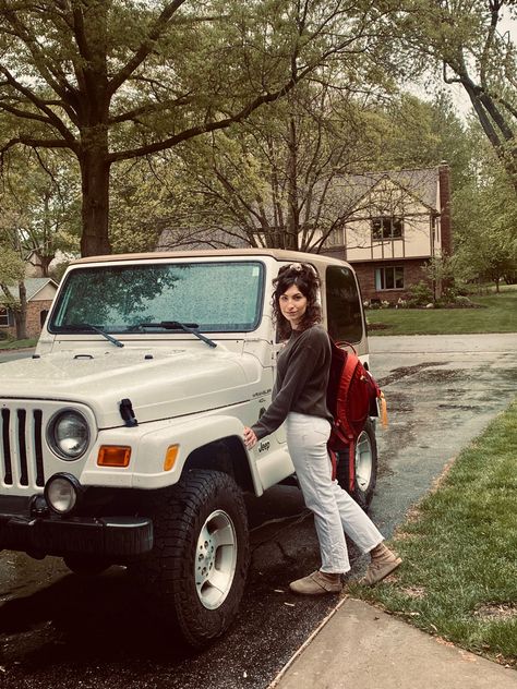 Jeep Adventure, Jeep Wrangler Decor, Matching Jeeps, Small Jeep, Jeeps Aesthetic, Aesthetic Jeep, Vintage Jeep Wrangler, Jeep Wrangler Interior Aesthetic, Jeep Car Aesthetic