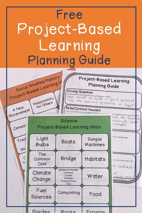 Download this free, 13 page step-by-step guide to plan project-based learning in your homeschool.  #project #homeschool Pbl Projects Elementary, Project Based Learning High School, Project Based Learning Elementary, Project Based Learning Kindergarten, Butter Fish, Pbl Projects, Teaching Life Skills, Homeschool Projects, Game Based Learning