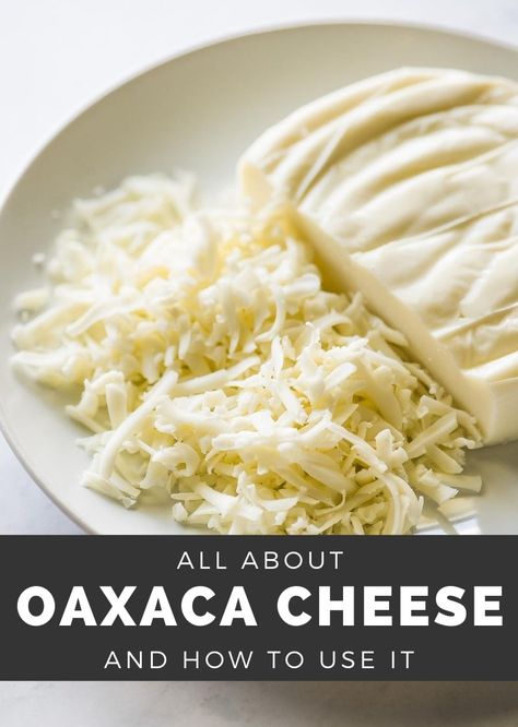 Oaxaca Cheese Quesadillas, Oaxaca Cheese Dip, Oaxaca Cheese Recipes Dishes, Queso Oaxaca Recipes, Oaxaca Cheese Recipes, Latina Recipes, Homemade Cheeses, Oaxaca Food, Mexican Ingredients