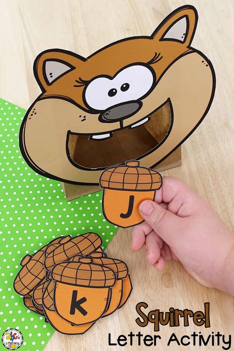 Forest Animals Preschool, Letter Recognition Activities, Autumn Animals, October Activities, November Activities, Fall Preschool Activities, Preschool Projects, Abc Activities, Fall Preschool