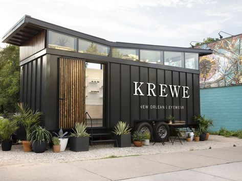 Mobile Beauty Salon, Container Restaurant, Mobile Coffee Shop, Tiny House Company, Butterfly Roof, Container Conversions, Shotgun House, Tiny Shop, Container Shop