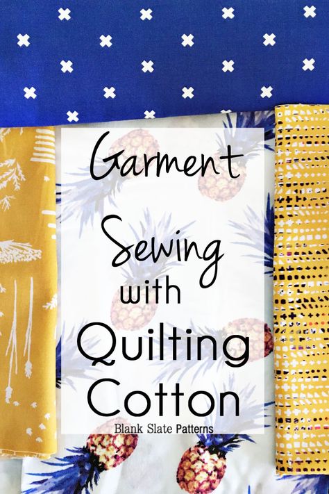 Sewing Clothes With Quilting Cotton, Sewing With Cotton Fabric, Quilting Cotton Clothes, Quilting Cotton Projects, Cotton Sewing Patterns, Refashioning Clothes, Clothing Sewing Patterns Free, Clothing Fabric Patterns, Fashion Sewing Projects